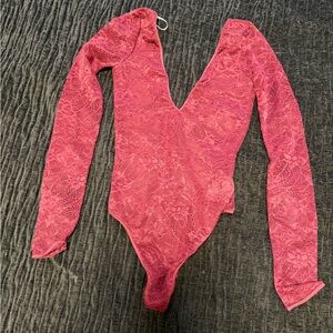 Aritzia little moon lace bodysuit